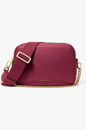 Michael Kors MKBandolera para cámara Bryant mediana de piel granulada - - Michael Kors