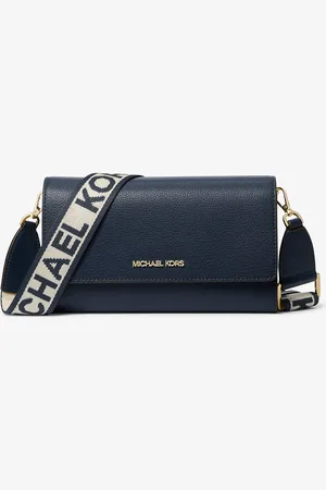 Michael Kors MKBandolera Jet Set grande de piel - - Michael Kors