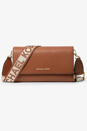 Michael Kors MKBandolera Jet Set grande de piel - - Michael Kors
