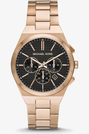 Michael Kors MKReloj Lennox oversize en tono y beige - Nude - Michael Kors