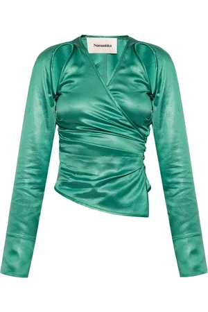 Nanushka Mujer, Blusas y Camisas, Verde, Talla: M