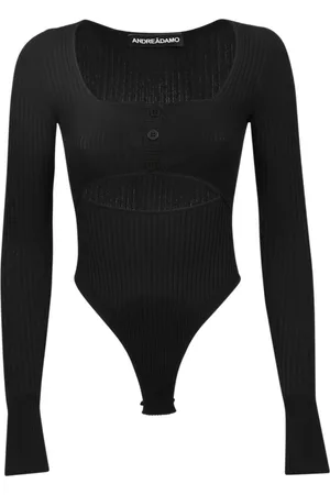 ANDREA ADAMO Mujer, Camisetas, Negro, Talla: S