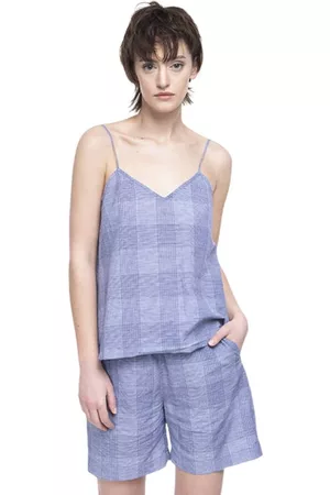 Norse projects Camiseta Sille Light Nw 40-0090 7005 Azul, Mujer, Talla: S