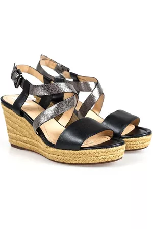 Geox Mujer, Zapatos, Negro, Talla: 37 EU