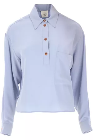 ALYSI Mujer, Blusas y Camisas, Azul, Talla: M