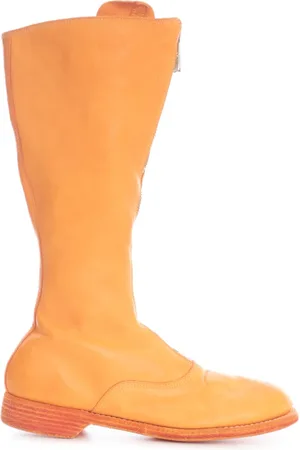 GUIDI Mujer, Zapatos, Naranja, Talla: 36 EU