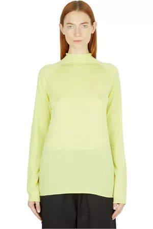 STUDIO NICHOLSON Mujer, Jerseys, Amarillo, Talla: L