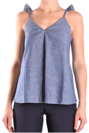 Dondup Mujer, Camisetas, Azul, Talla: 2XS