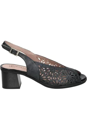 Pitillos Mujer, Zapatos, Negro, Talla: 38 EU