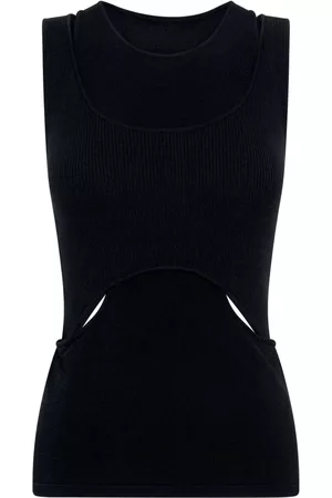 DION LEE Mujer, Camisetas, Negro, Talla: S