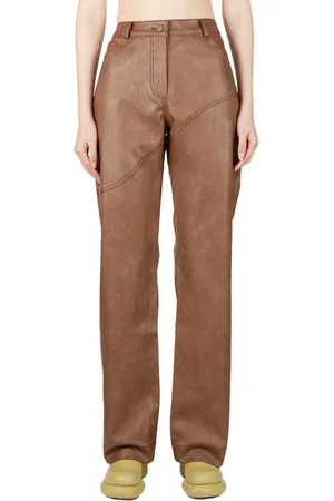 REJINA PYO Mujer, Pantalones, Marrón, Talla: M