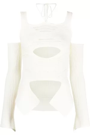 ANDREA ADAMO Mujer, Camisetas, Blanco, Talla: L