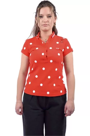 Fred Perry Blouses & Shirts Rojo, Mujer, Talla: M