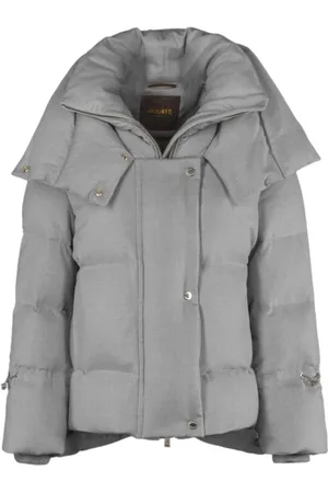 MOORER Mujer, Chaquetas, Gris, Talla: 2XS