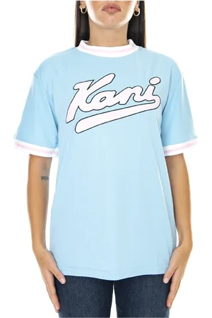 Karl Kani Mujer, Camisetas, Azul, Talla: S