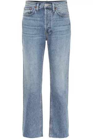 RE/DONE Mujer, Pantalones, Azul, Talla: W28