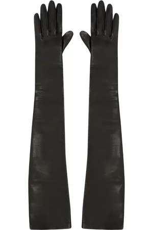 Alexander McQueen Mujer Guantes - Gloves Negro, Mujer, Talla: 7 1/2 IN