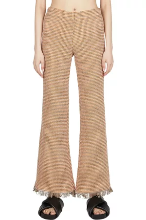 Rodebjer Mujer Cintura alta - Trousers Beige, Mujer, Talla: L