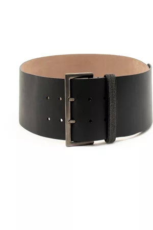 Brunello Cucinelli Mujer Cinturones - Belts Negro, Mujer, Talla: L