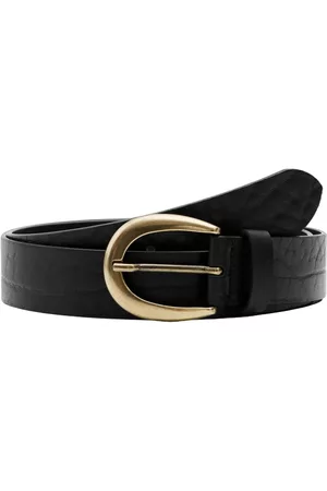 Desigual Mujer Cinturones - Belts Negro, Mujer, Talla: 90 CM