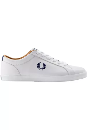 Fred Perry Zapatillas - Zapatillas Hombre Baseline Leather B4330 Blanco, unisex, Talla: 42 EU