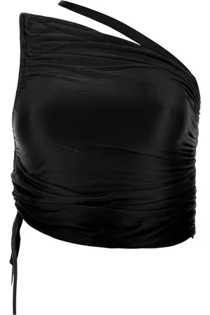 ANDREA ADAMO Mujer, Camisetas, Negro, Talla: S