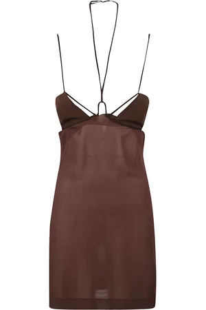 Nensi Dojaka Mujer, Vestidos, Marrón, Talla: L