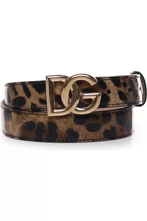 Dolce & Gabbana Mujer Cinturones - Belts Marrón , Mujer, Talla: 95 CM