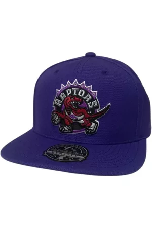 Mitchell & Ness Gorras - Gorra morada raptors team ground 2.0 fitted hwc Morado, unisex, Talla: M
