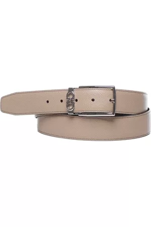 Salvatore Ferragamo Cinturones - Belts Beige, unisex, Talla: 105 CM