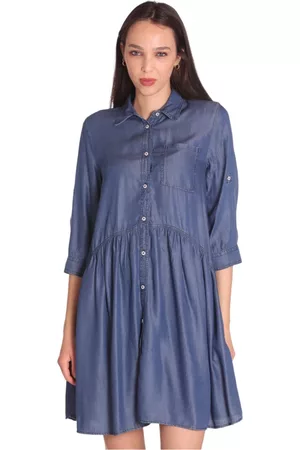 Emme Di Marella Mujer Casual - Shirt Dresses Azul, Mujer, Talla: L