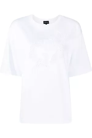 Giorgio Armani Mujer, Camisetas, Blanco, Talla: S