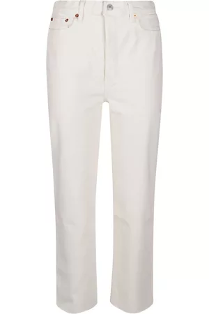 RE/DONE Mujer, Pantalones, Blanco, Talla: W27