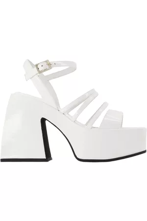 NODALETO Mujer, Zapatos, Blanco, Talla: 40 EU