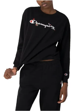 Champion Mujer, Sudaderas, Negro, Talla: S
