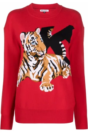 KRIZIA Mujer, Sudaderas, Rojo, Talla: S