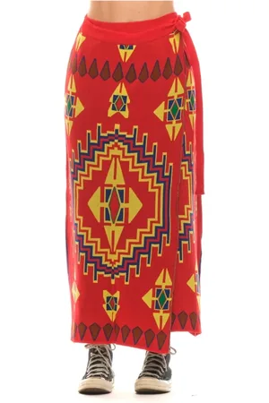 AKEP Mujer, Faldas, Rojo, Talla: S