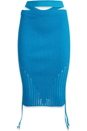ANDREA ADAMO Mujer, Faldas, Azul, Talla: S