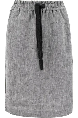 LE TRICOT PERUGIA Mujer, Faldas, Gris, Talla: L
