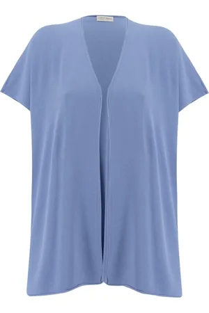LE TRICOT PERUGIA Mujer, Camisetas, Azul, Talla: S