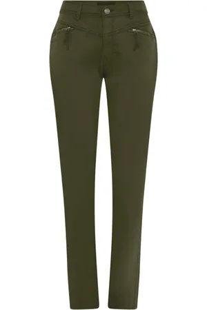 C.ro Mujer, Vaqueros, Verde, Talla: 3XL