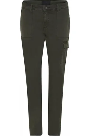 C.ro Mujer, Vaqueros, Verde, Talla: 3XL