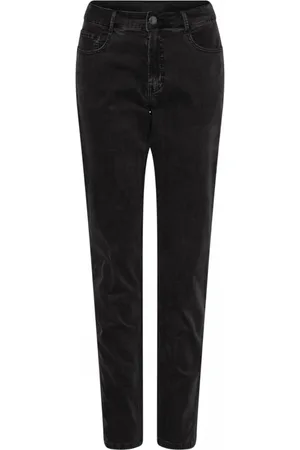 C.ro Mujer, Vaqueros, Negro, Talla: XL
