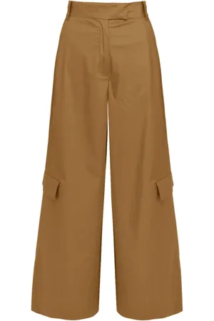 Bomboogie Mujer, Pantalones, Marrón, Talla: L