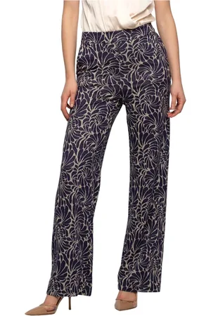 Pantalón estampado floral - Mujer