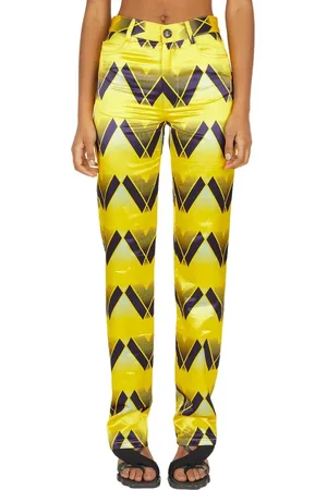 MERYLL ROGGE Mujer, Pantalones, Amarillo, Talla: 2XS