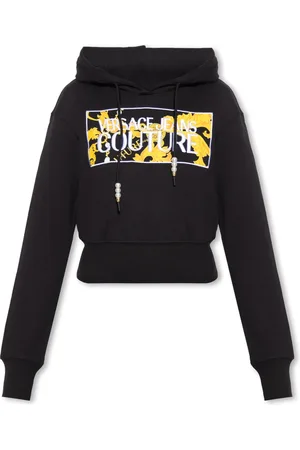 VERSACE Mujer, Sudaderas, Negro, Talla: S
