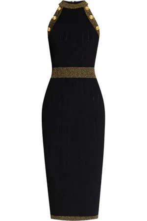 Balmain Mujer, Vestidos, Negro, Talla: S