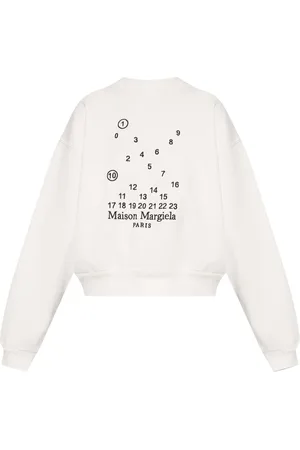 Maison Margiela Mujer, Sudaderas, Blanco, Talla: L