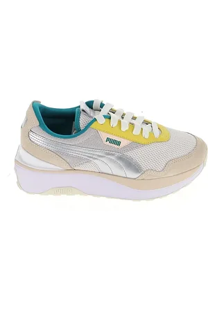 Zapatillas Plateadas Rocket, RUN OF, Mujer